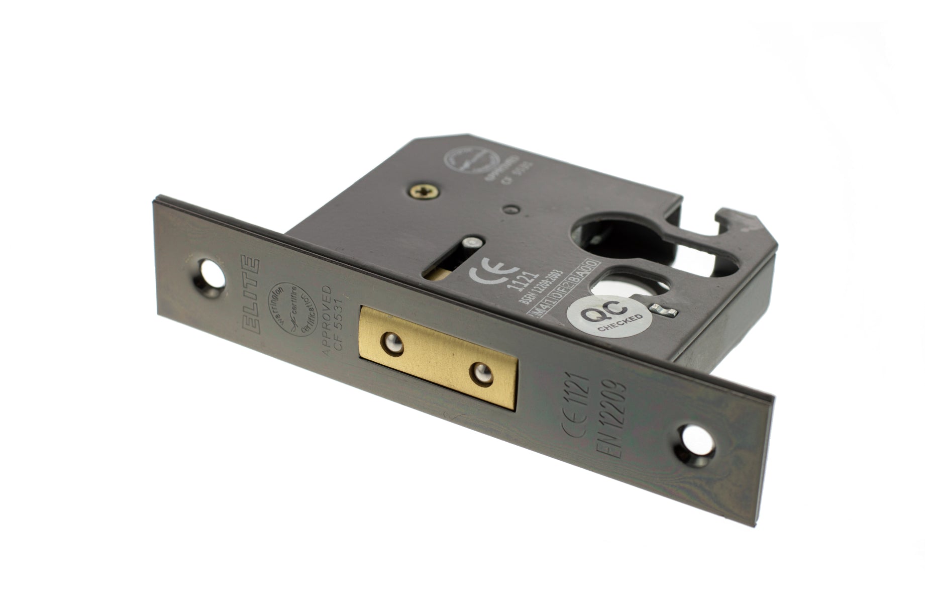 Atlantic Euro Deadlock [CE] 2.5" - Black Nickel