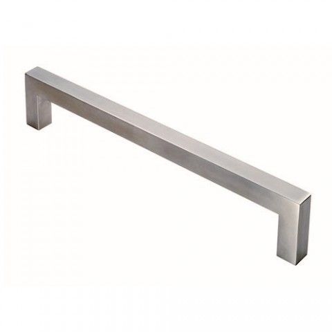 Atlantic Mitred Pull Handle [Bolt Through] 600mm x 19mm - Satin Stainless Steel