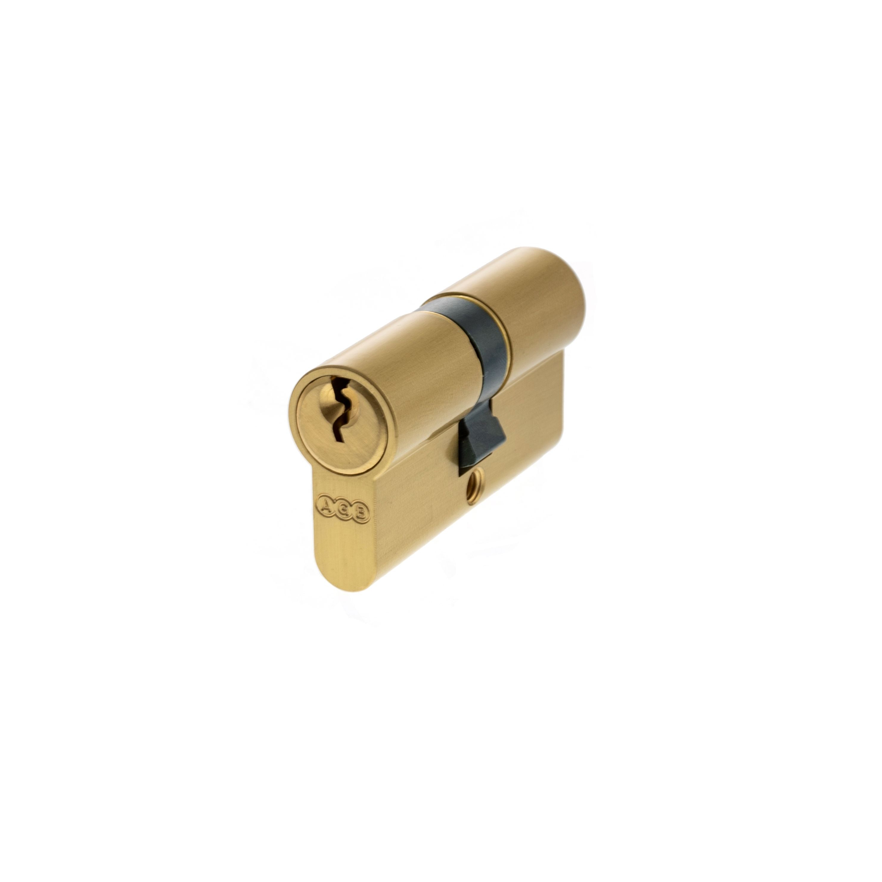 AGB Euro Profile 5 Pin Double Cylinder 30-30mm (60mm) - Satin Brass
