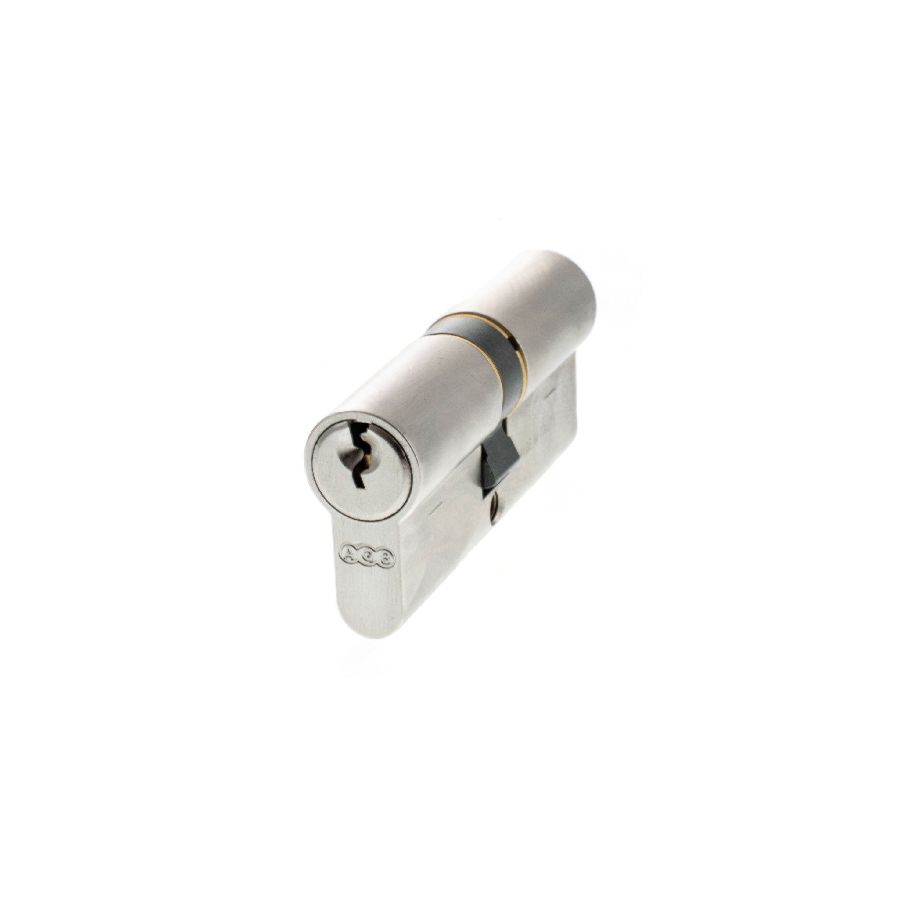 AGB Euro Profile 5 Pin Double Cylinder Keyed Alike 35-35mm (70mm) - Satin Chrome
