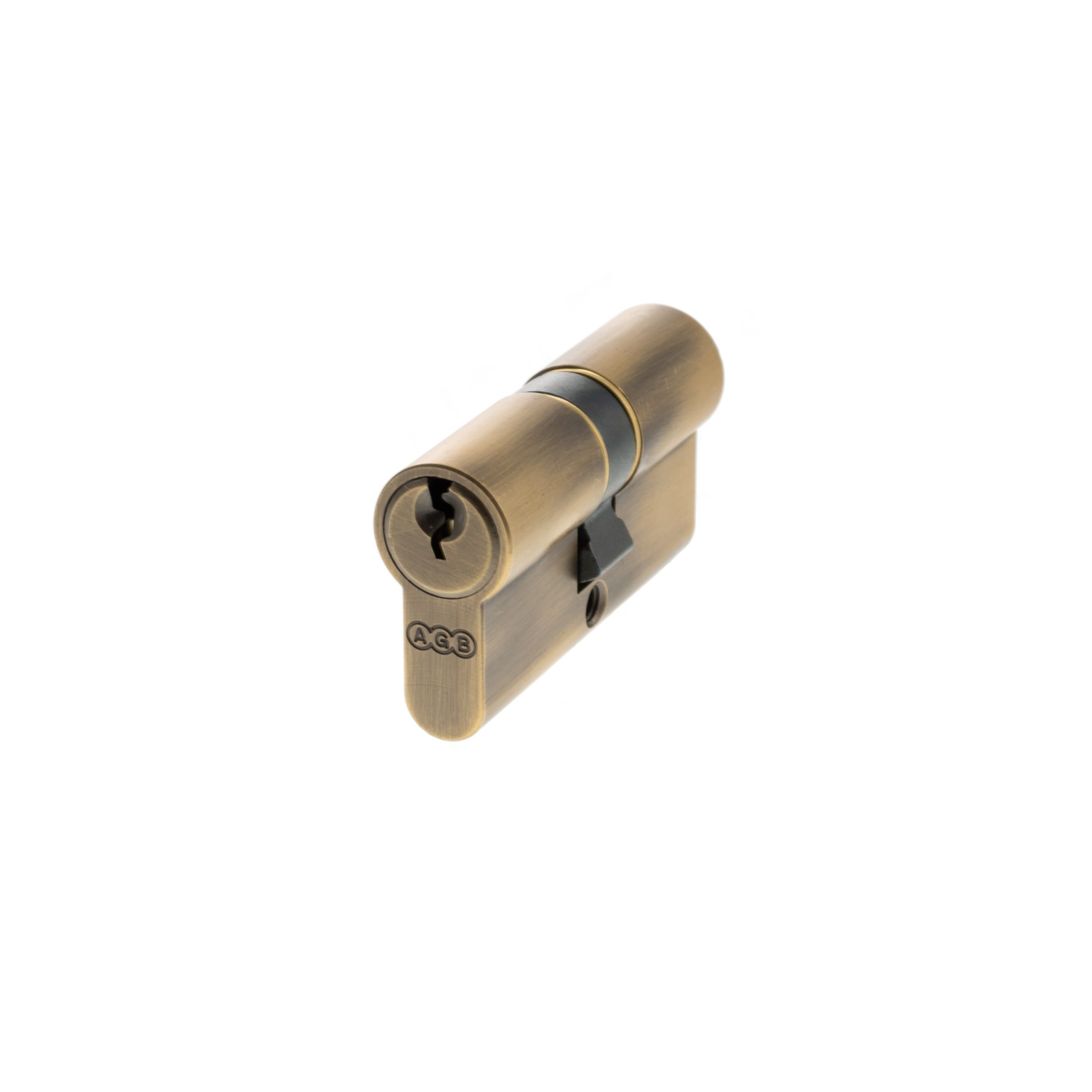AGB Euro Profile 5 Pin Double Cylinder Keyed Alike 30-30mm (60mm) - Matt Antique Brass