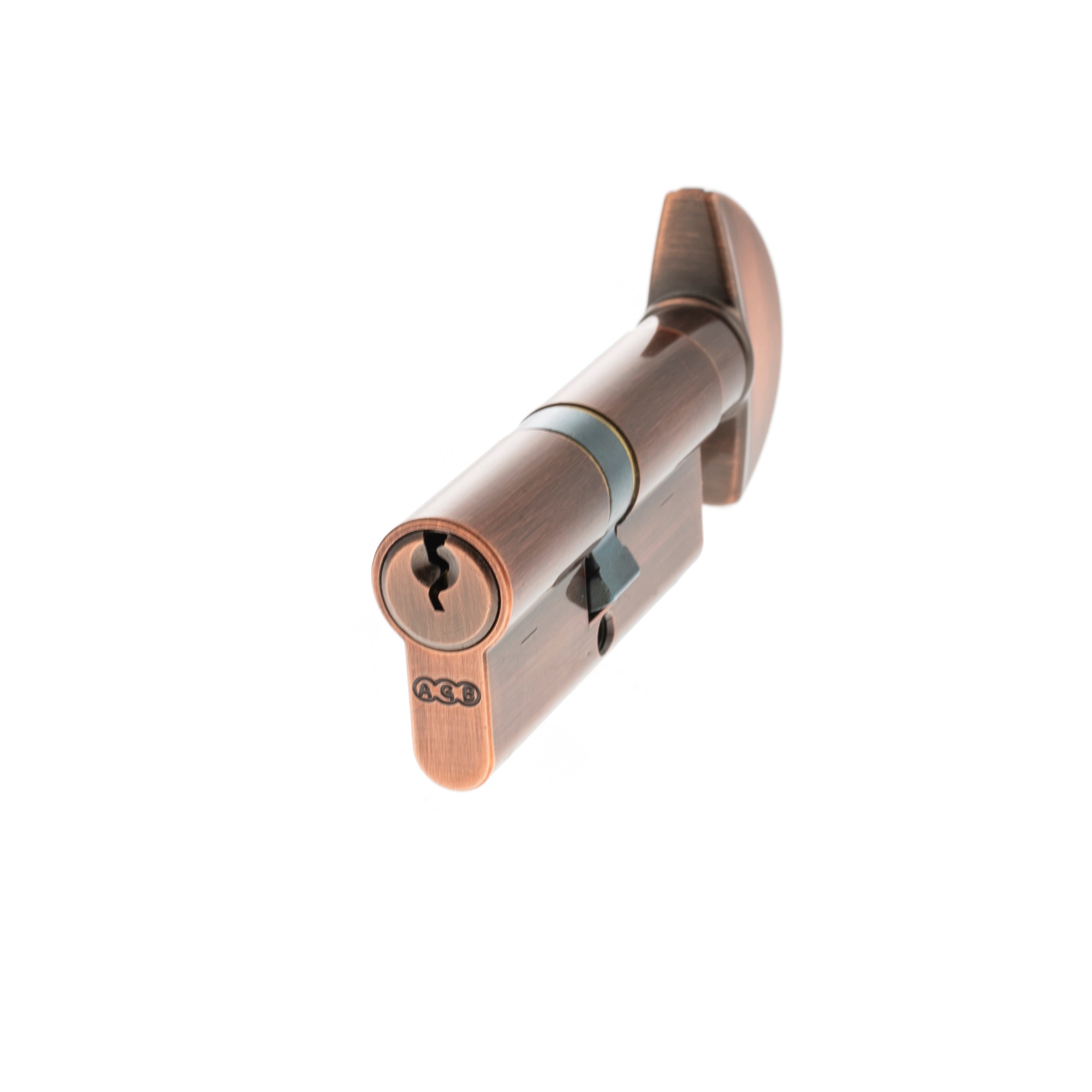 AGB Euro Profile 5 Pin Cylinder Key to Turn 30-30mm (60mm) - Copper