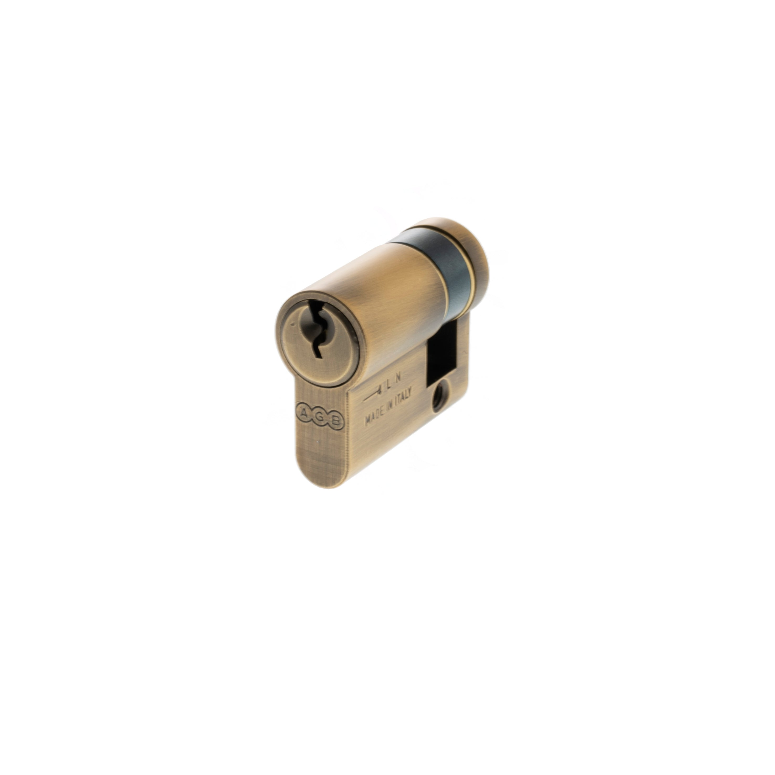 AGB Euro Profile 5 Pin Single Cylinder 35-15mm (45mm) - Satin Chrome