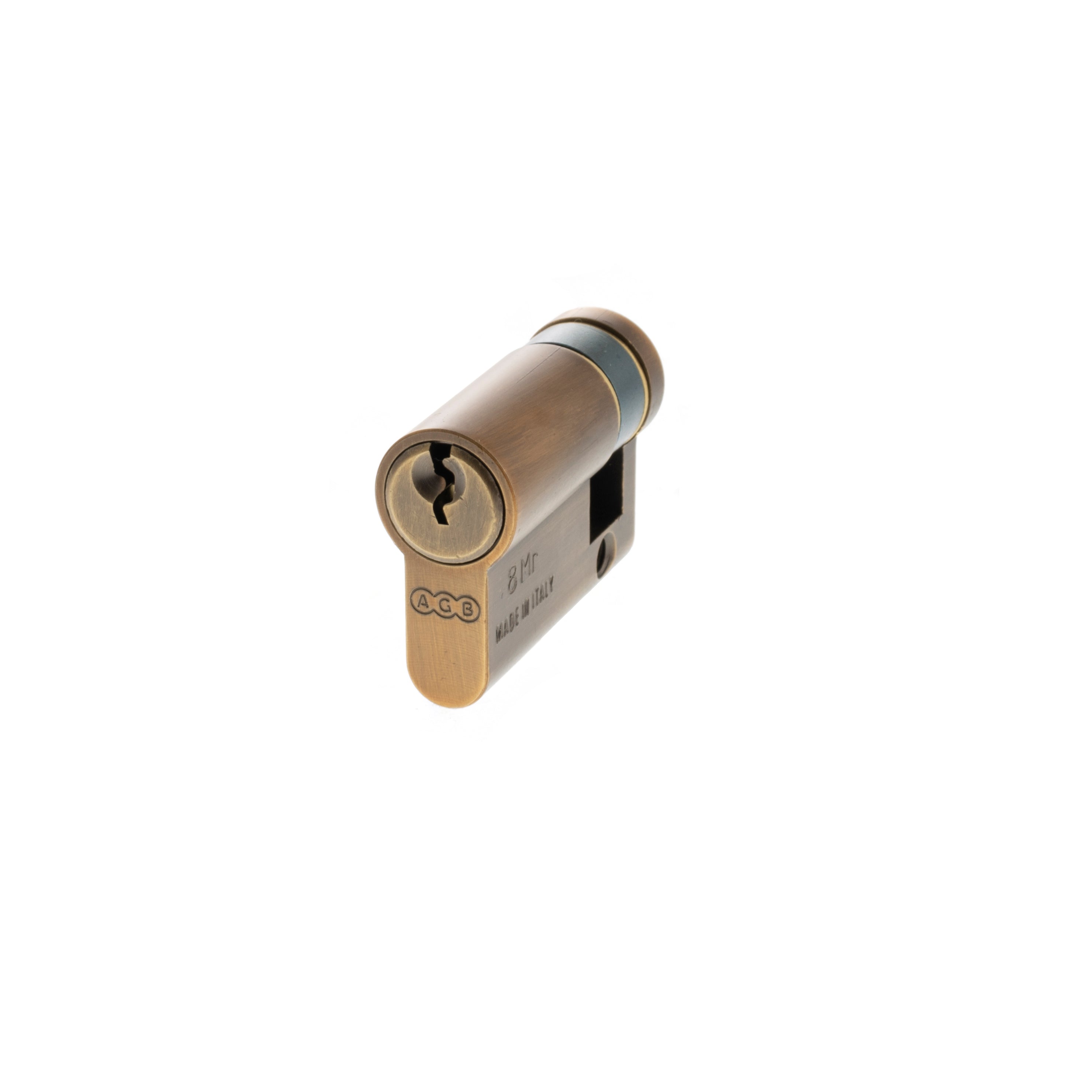 AGB Euro Profile 5 Pin Single Cylinder 30-10mm (40mm) - Matt Antique Brass