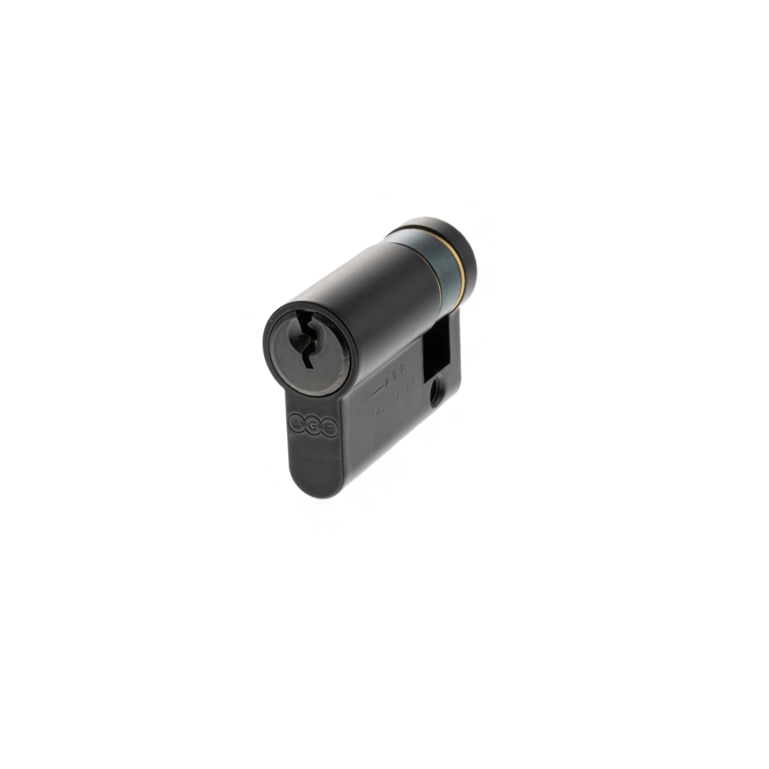 AGB Euro Profile 5 Pin Single Cylinder 30-10mm (40mm) - Matt Black