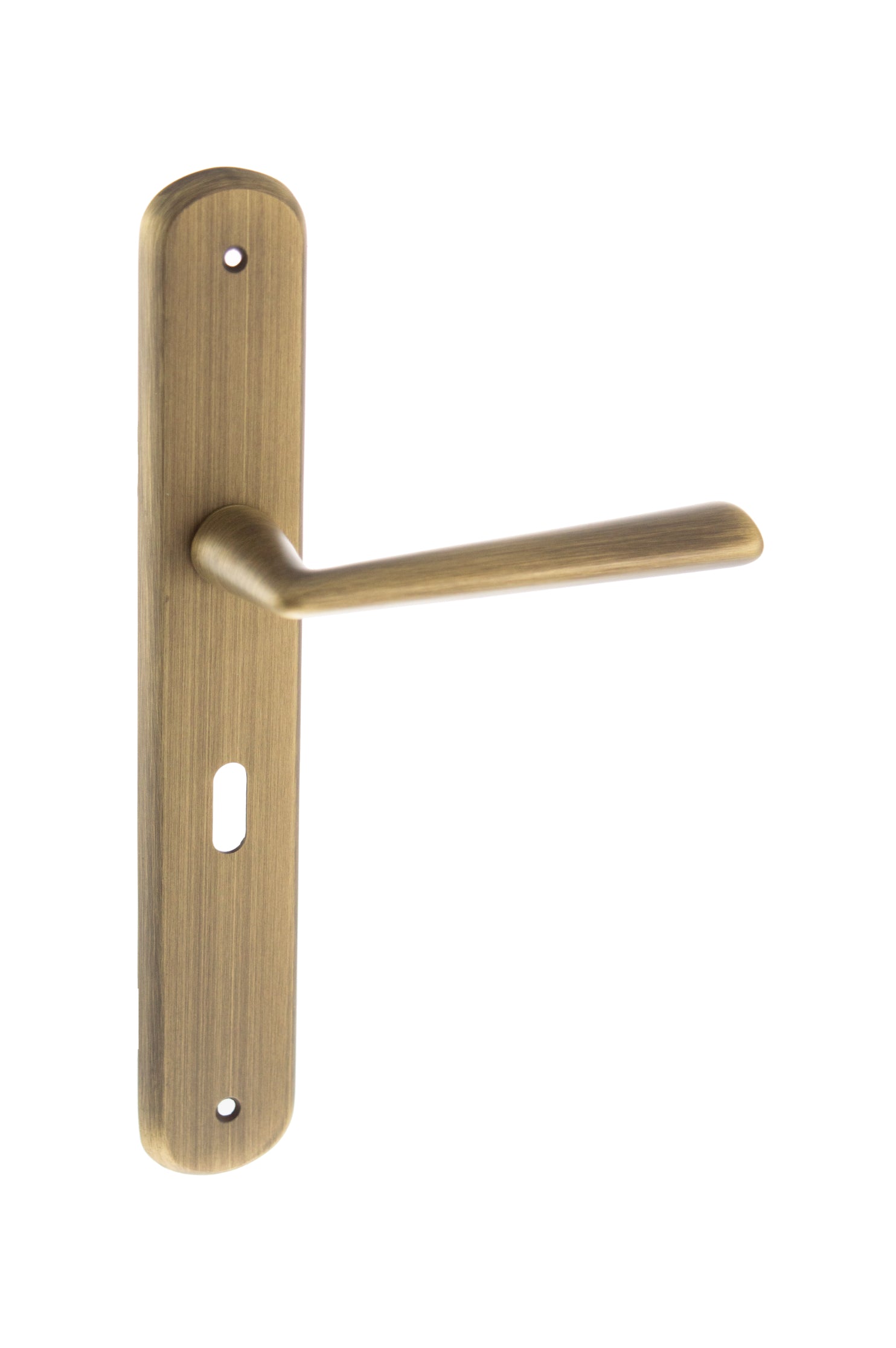 Forme Brigette Solid Brass Key Lever on Backplate - Yester Bronze
