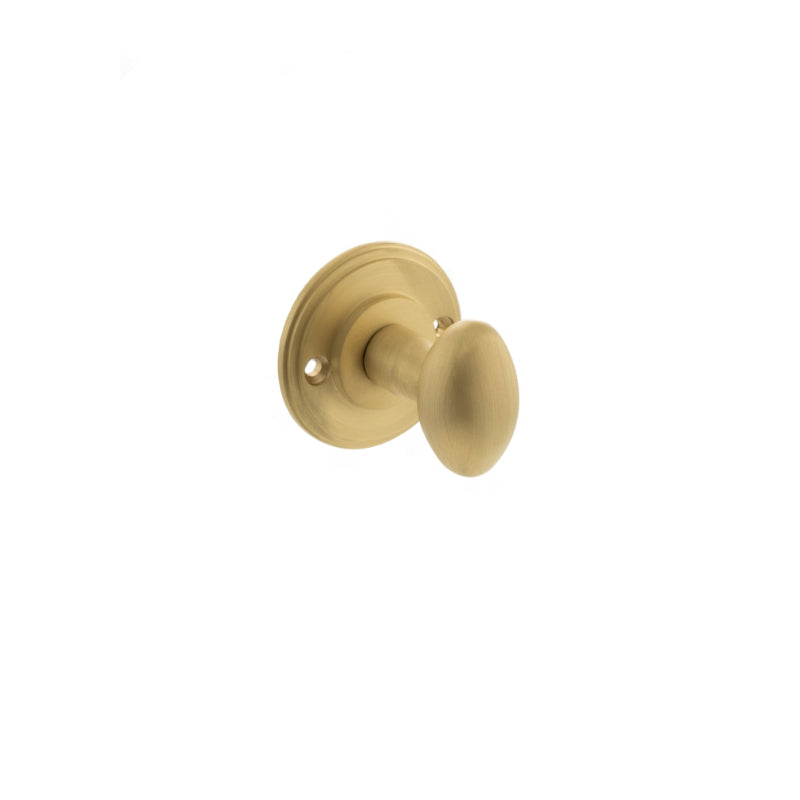 Atlantic Millhouse Brass Solid Brass Oval WC Turn and Release - Satin Brass