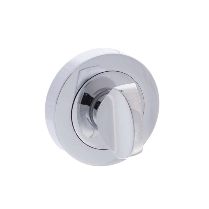 Atlantic Millhouse Brass WC Turn and Release on Round Rose - Polished Chrome
