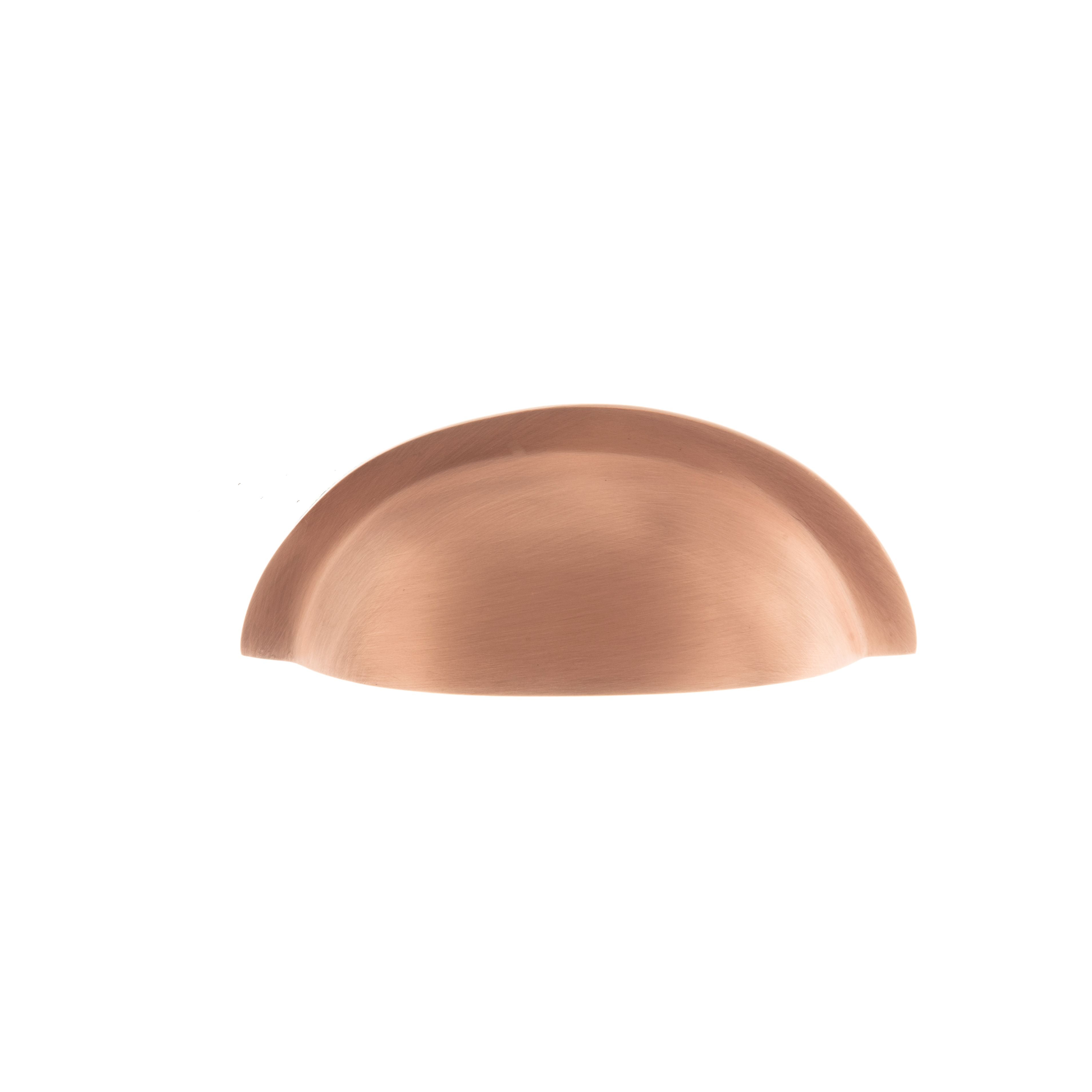 Old English Winchester Solid Brass Cabinet Cup Pull on Concealed Fix - Urban Satin Copper