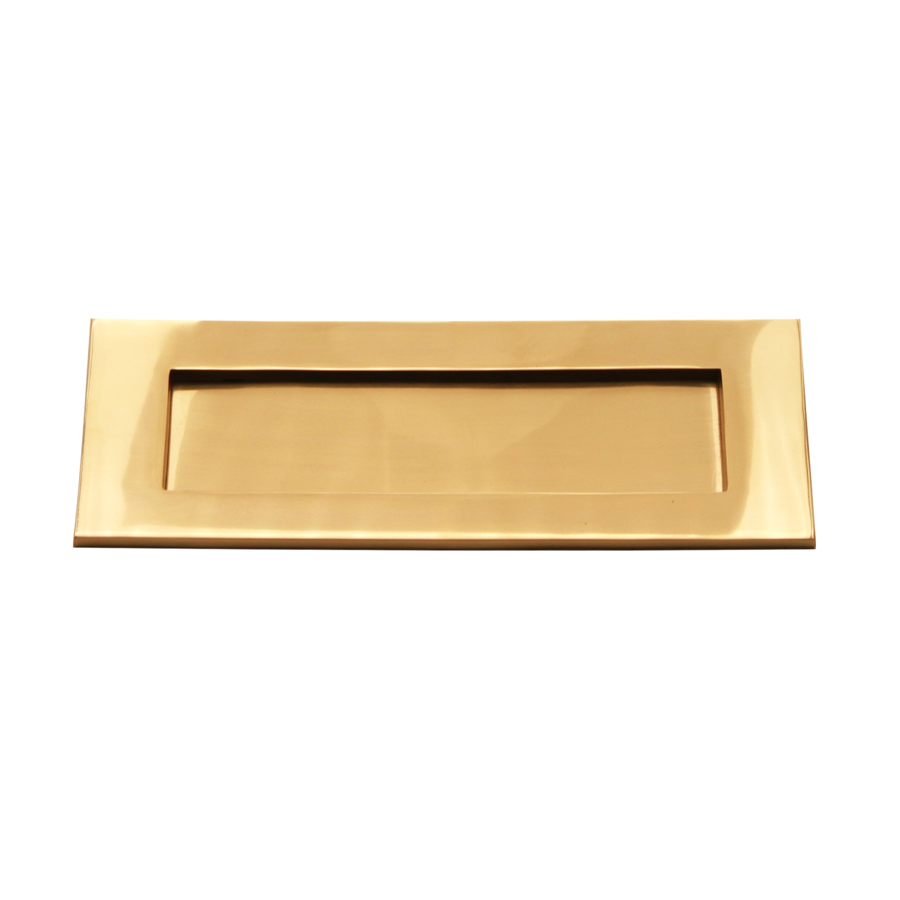 Victorian Letter Plate 250mm Polished Brass