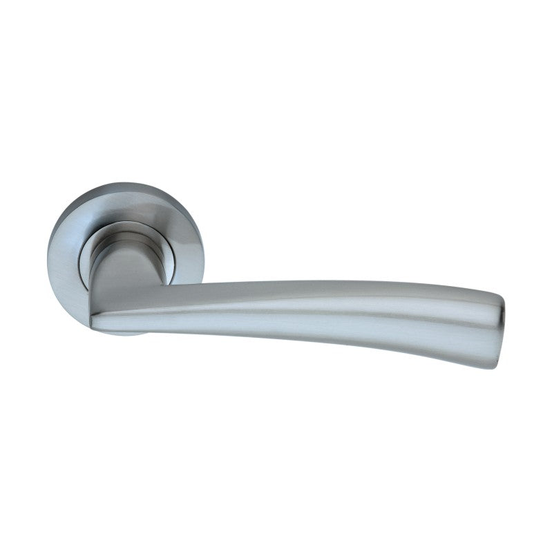 Lego Lever Door Handle Satin Chrome