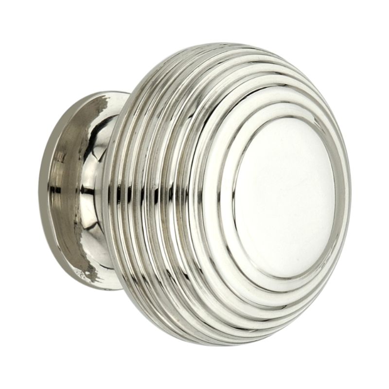 Beehive Small 30mm Cupboard Knob Polished Nickel