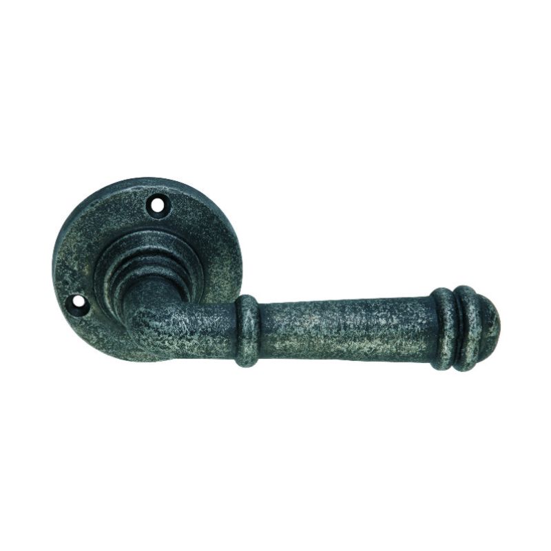 Ribbed Lever on Round Rose Pewter