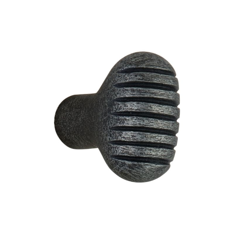 Slotted 40mm Cupboard Knob Pewter