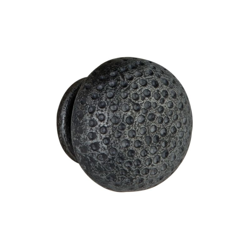 Dotted 40mm Cupboard Knob Pewter