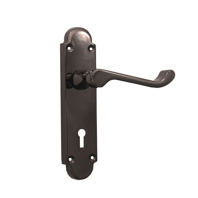 Oakley Lock Lever Handle Black Nickel