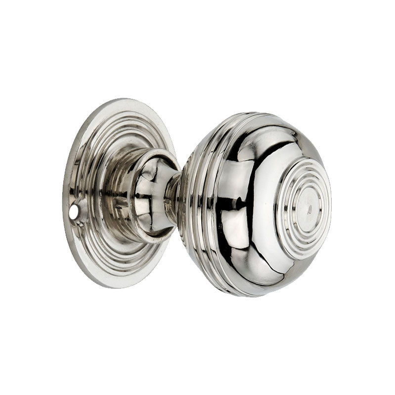 Bloxwich 50mm Rim/Mortice Door Knob Polished Nickel