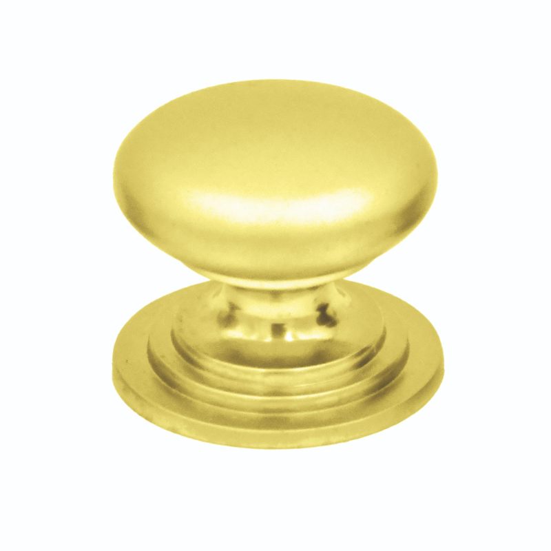 Round Cabinet knob 37mm Dia. Brushed Gold Finish-Brushed Gold Finish