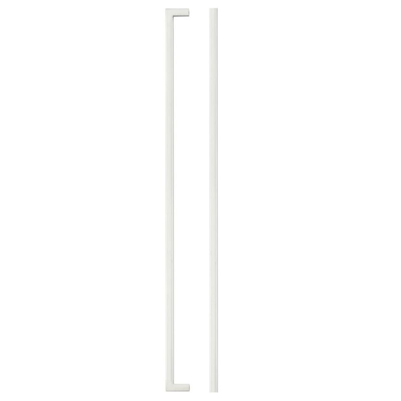 Square Block Cabinet handle 448mm CTC Brushed Nickel Finish-Brushed Nickel Finish