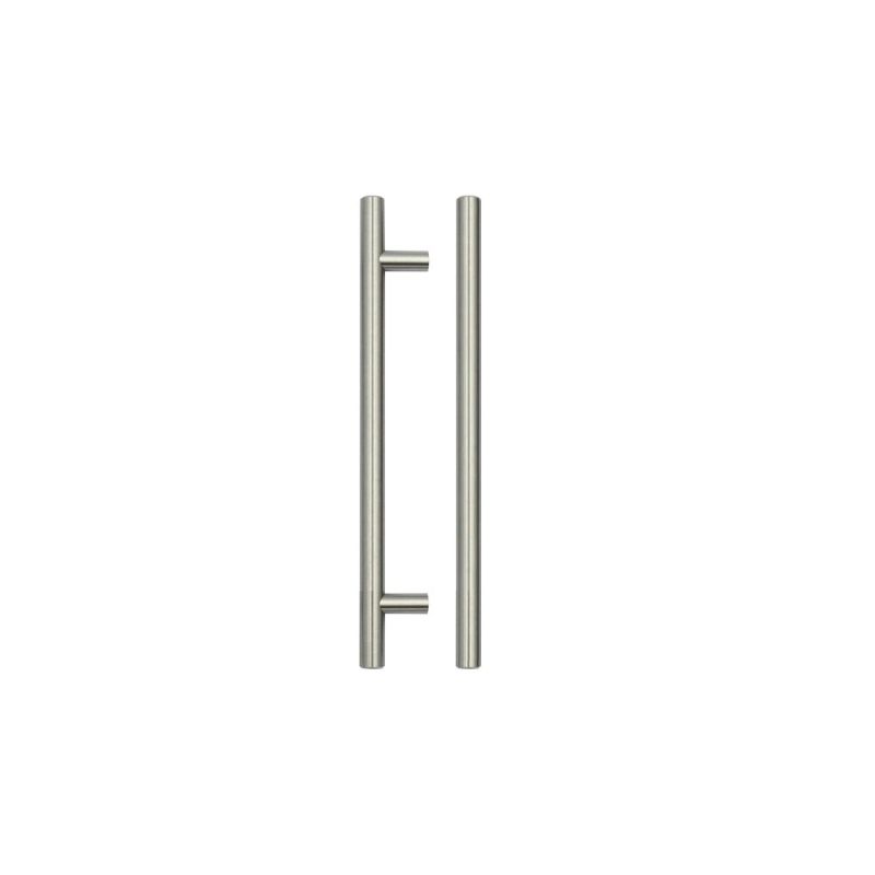 T Bar Cabinet handle 160mm CTC, 220mm Total length Brushed Nickel Finish-Brushed Nickel Finish