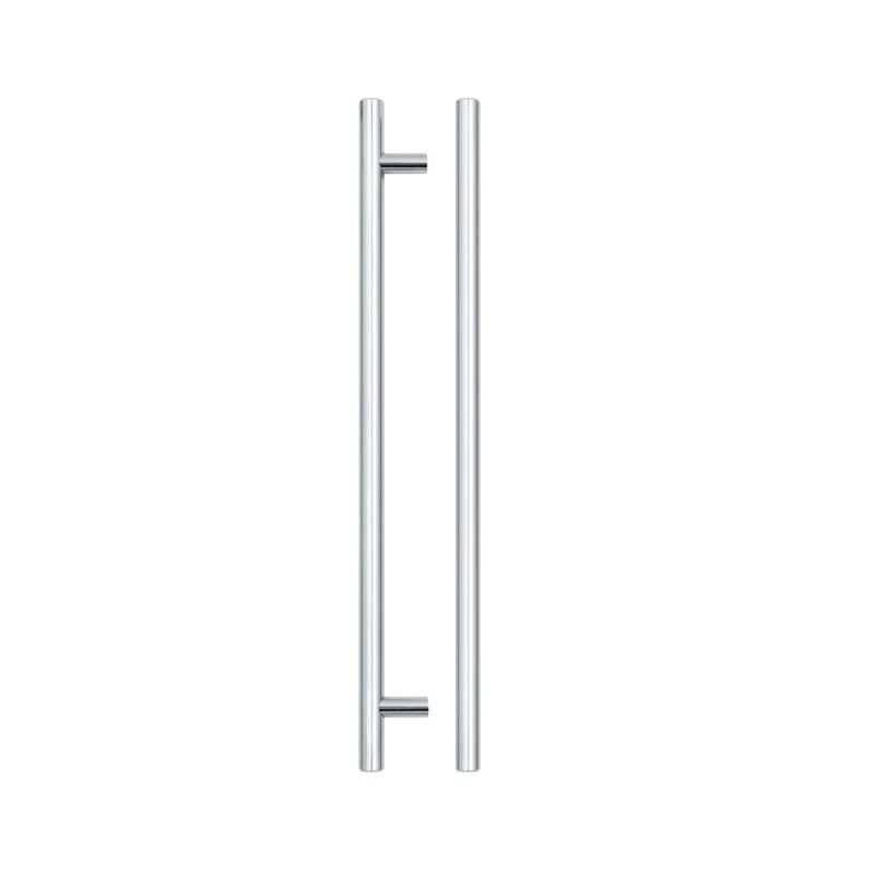 T Bar Cabinet handle 256mm CTC, 316mm Total length Polished Chrome Finish-Polished Chrome Finish