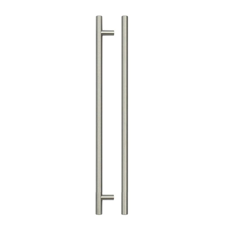 T Bar Cabinet handle 288mm CTC, 348mm Total length Brushed Nickel Finish-Brushed Nickel Finish