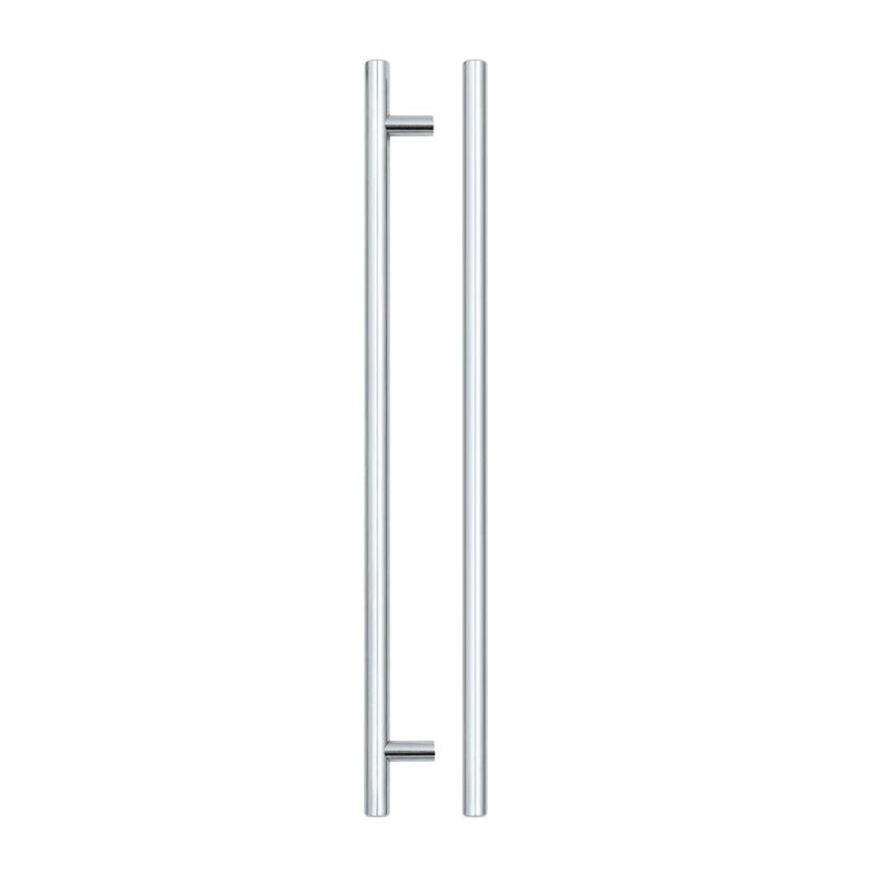 T Bar Cabinet handle 288mm CTC, 348mm Total length Polished Chrome Finish-Polished Chrome Finish