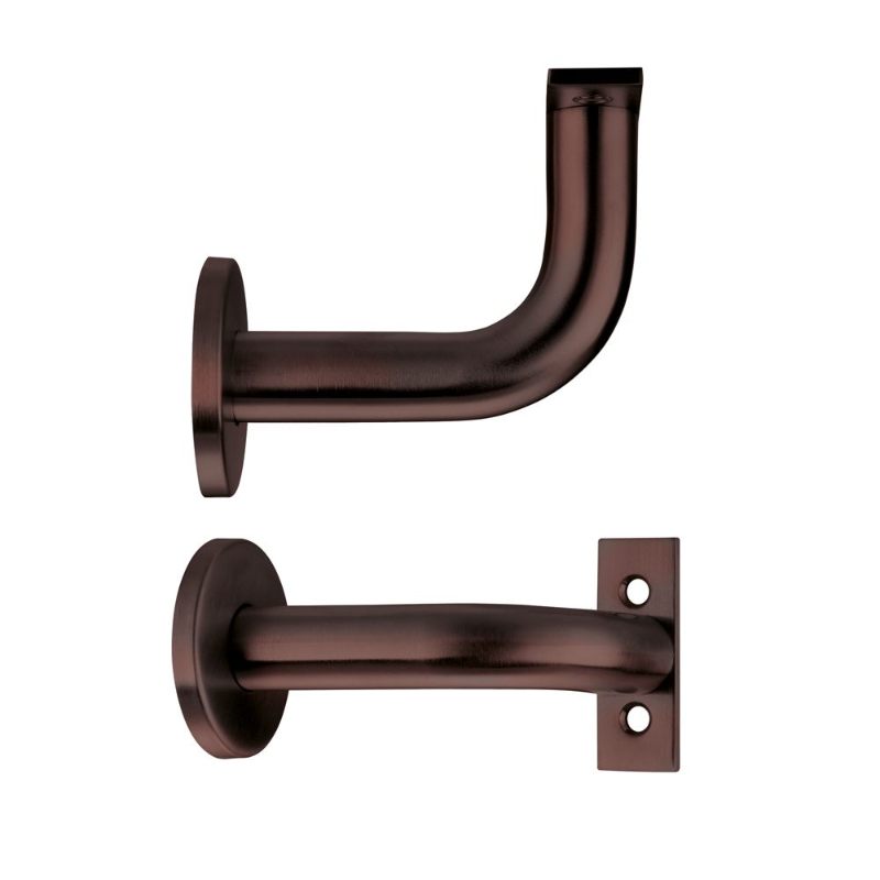 Handrail Bracket - PVD Etna Bronze-Etna Bronze