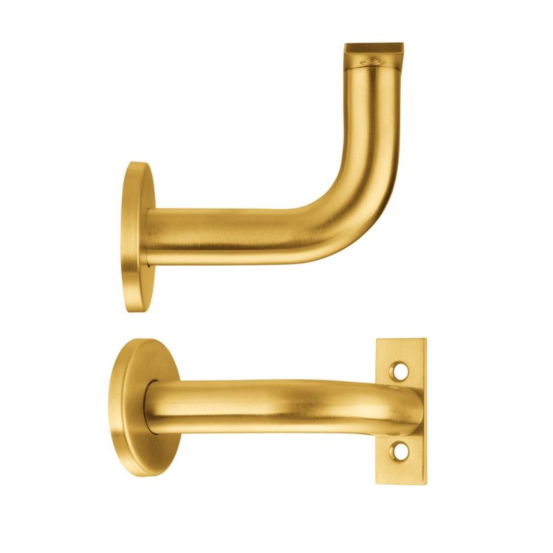 Handrail Bracket - PVD Satin Brass -PVD Satin Brass