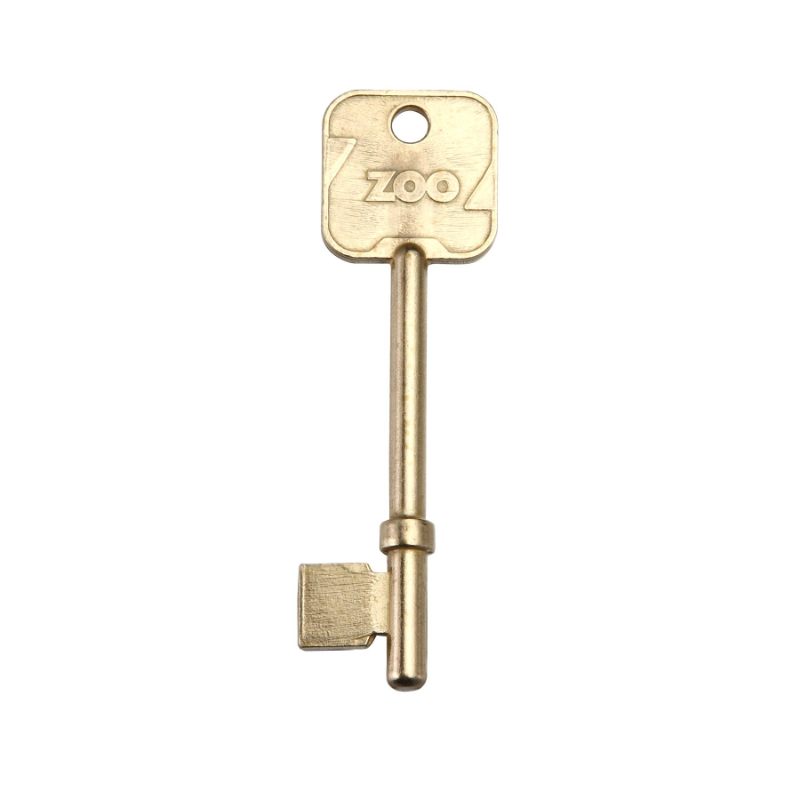 British Standard Spare CHUBB Blank Keys to suit 67mm and 80mm Locks-Polished Brass