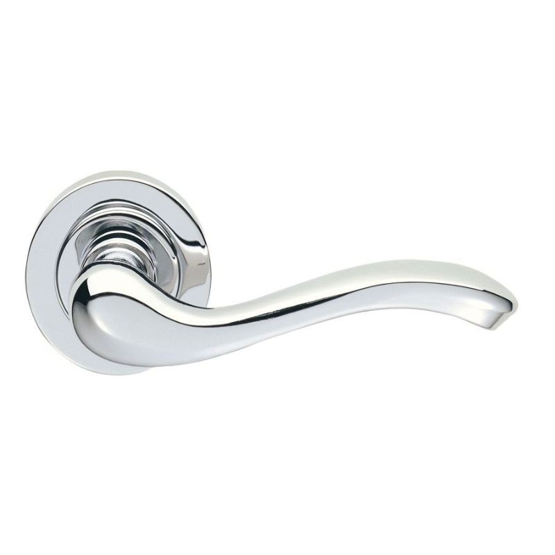 Carlisle Brass Apollo Lever on Round Rose in Polished Chrome