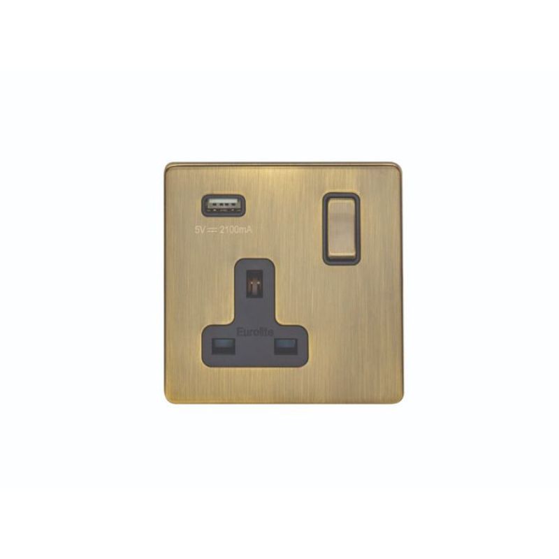 Carlisle Brass 1 Gang USB Socket