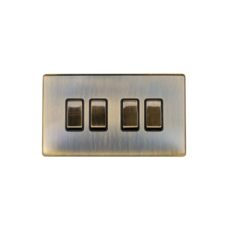 Carlisle Brass 4 Gang Switch