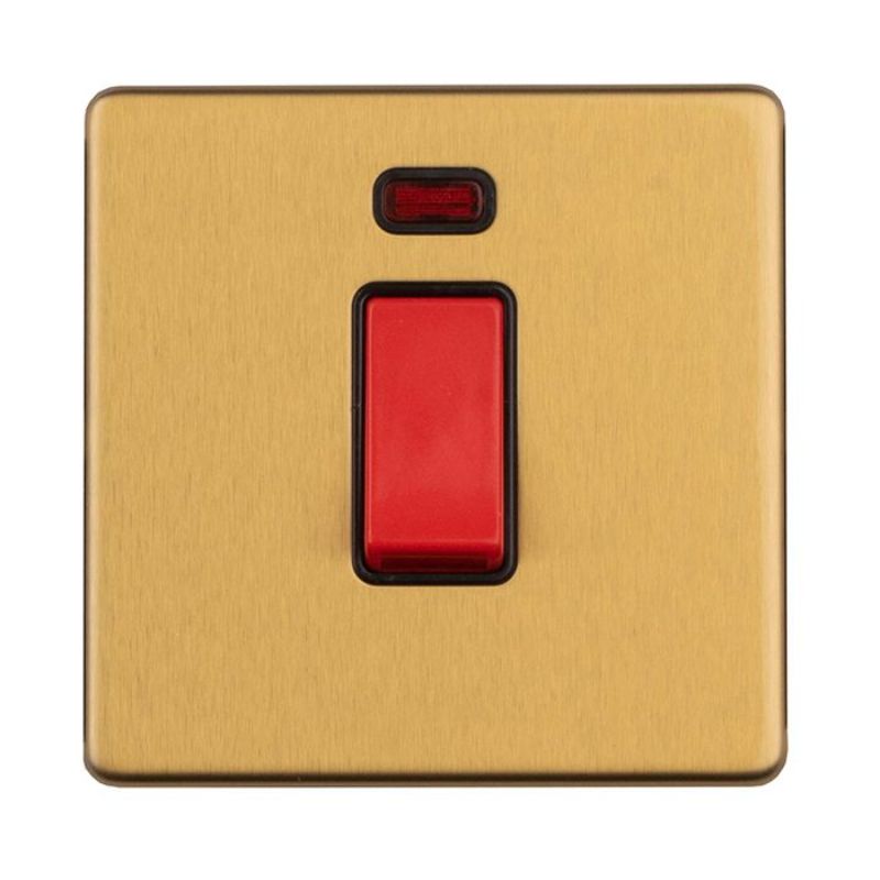 Carlisle Brass 1 Gang 45 Amp Switch with Neon Indicator