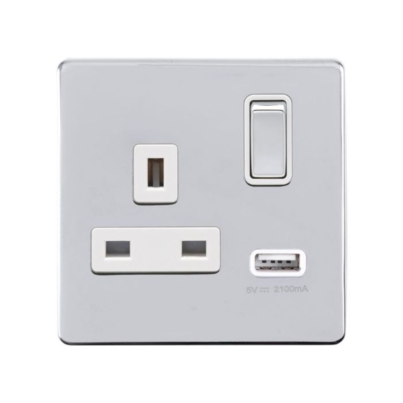 Carlisle Brass 1 Gang USB Socket