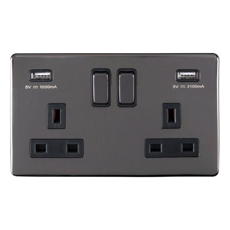 Carlisle Brass 2 Gang USB Socket