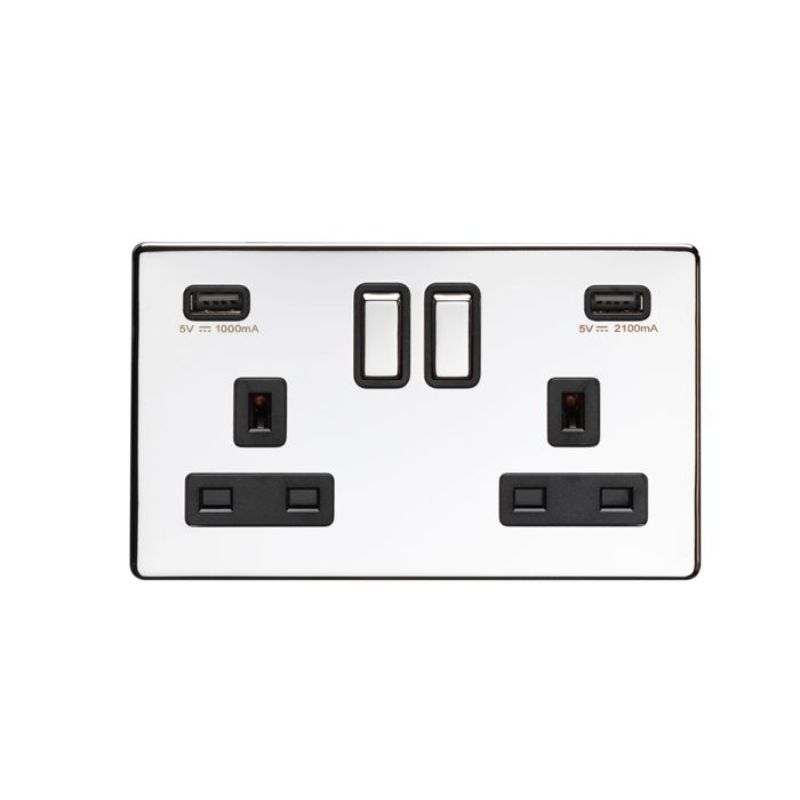 Carlisle Brass 2 Gang USB Socket