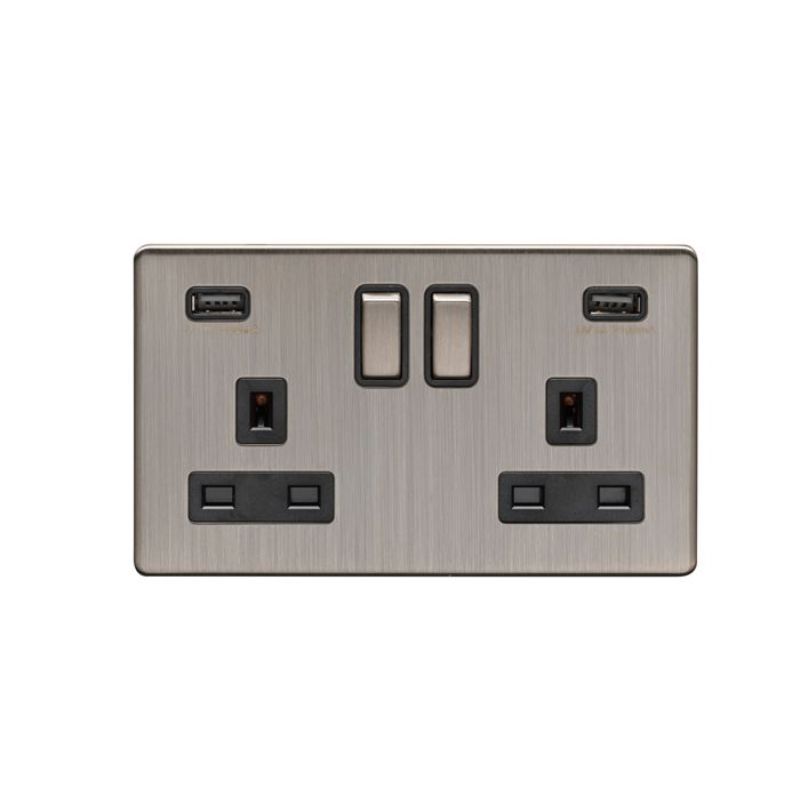 Carlisle Brass 2 Gang USB Socket