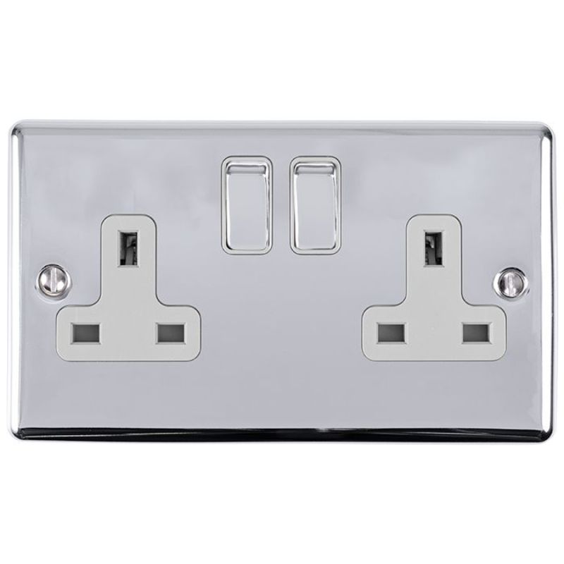 Carlisle Brass 2 Gang Socket