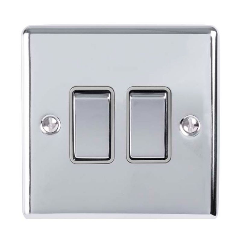 Carlisle Brass 2 Gang Switch