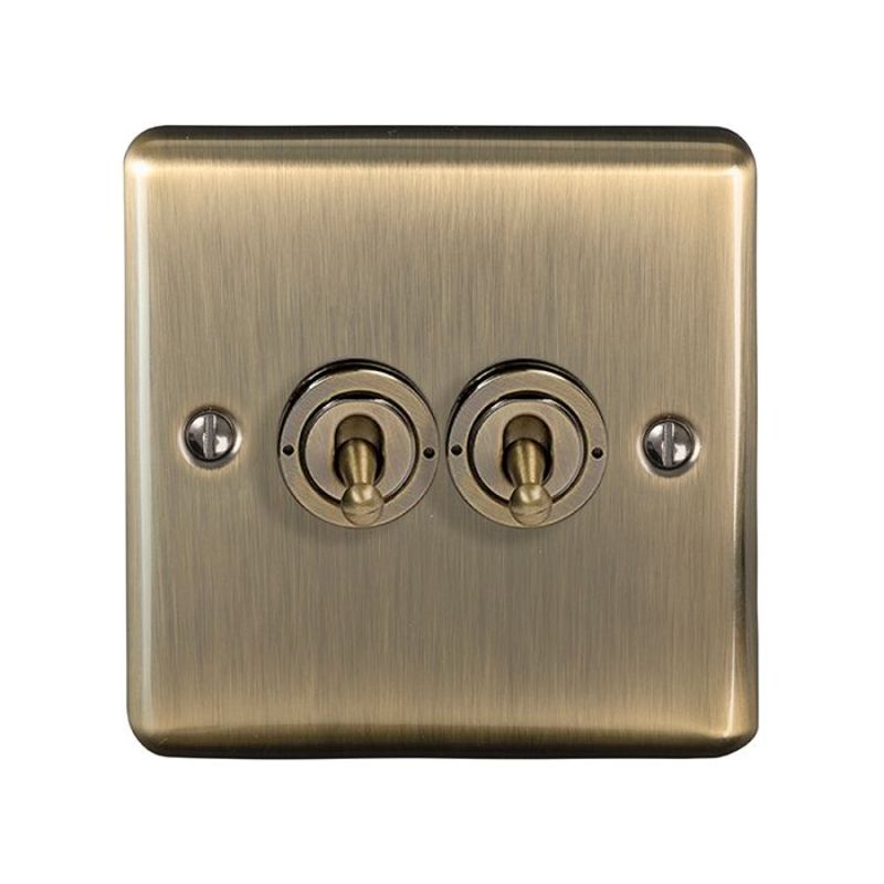 Carlisle Brass 2 Gang Toggle Switch