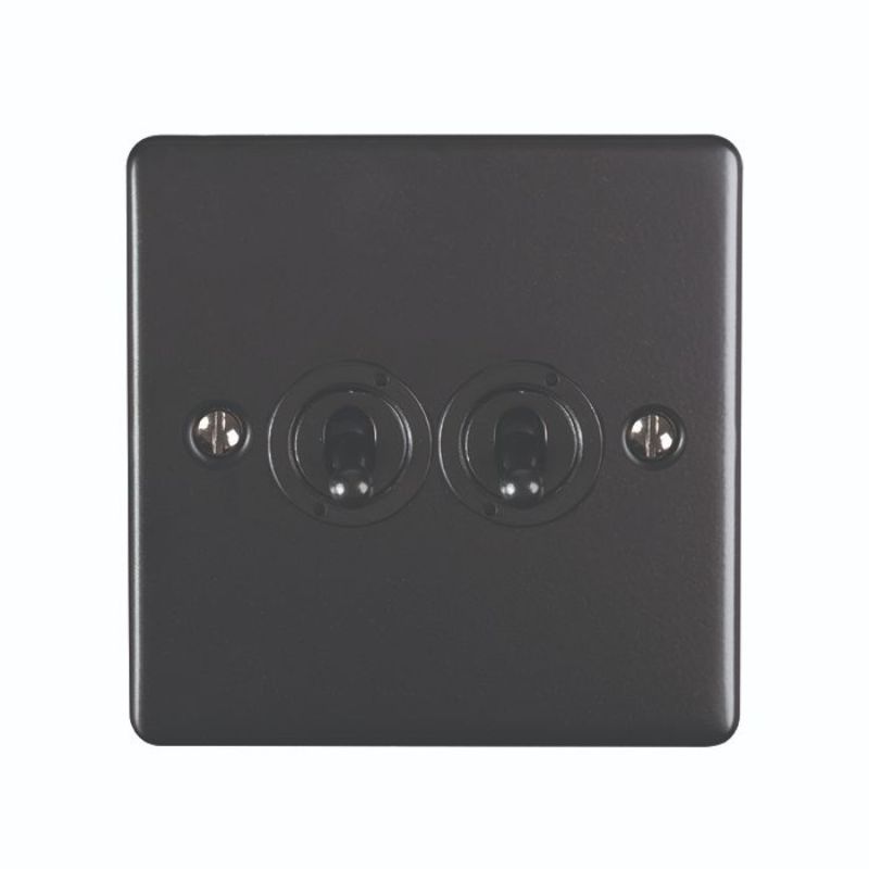 Carlisle Brass 2 Gang Toggle Switch