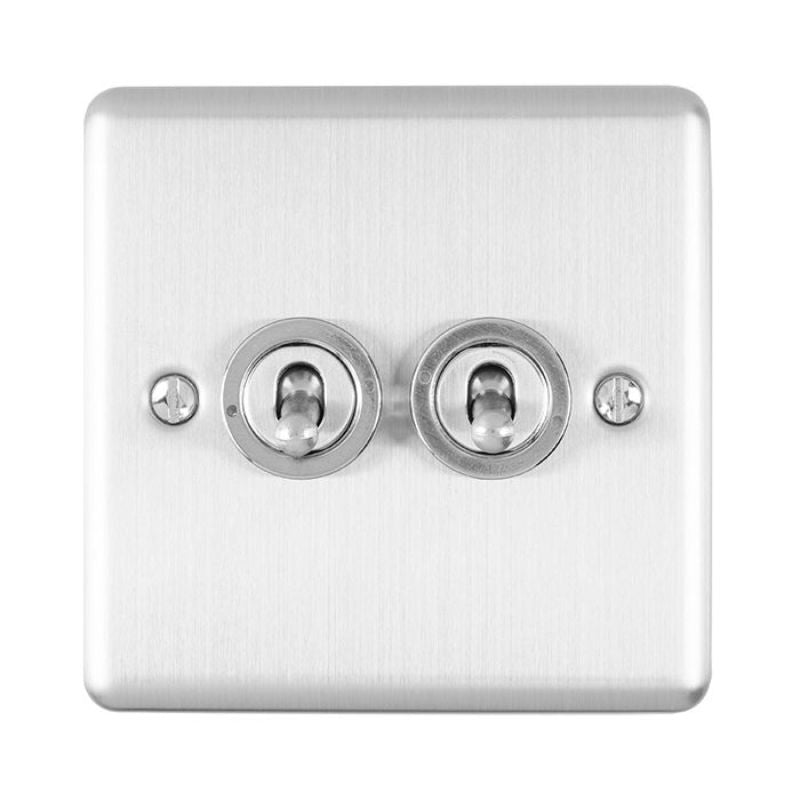 Carlisle Brass 2 Gang Toggle Switch