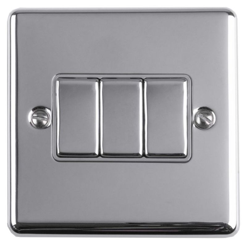 Carlisle Brass 3 Gang Switch
