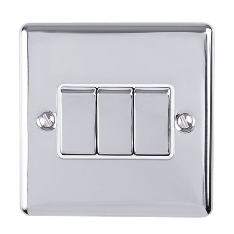 Carlisle Brass 3 Gang Switch