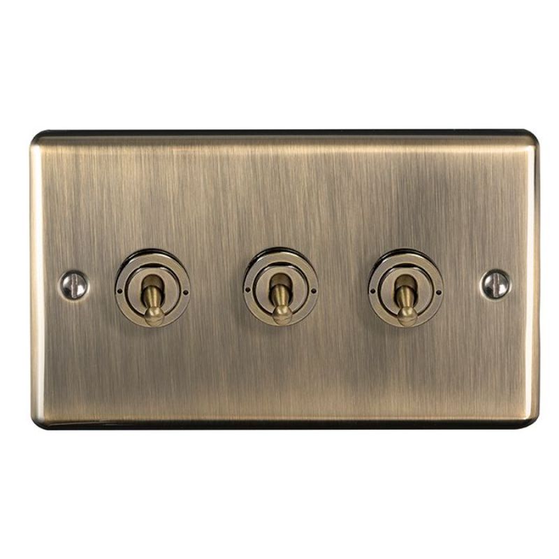 Carlisle Brass 3 Gang Toggle Switch