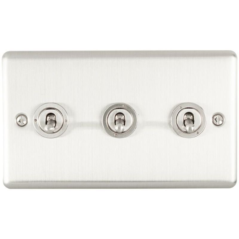 Carlisle Brass 3 Gang Toggle Switch