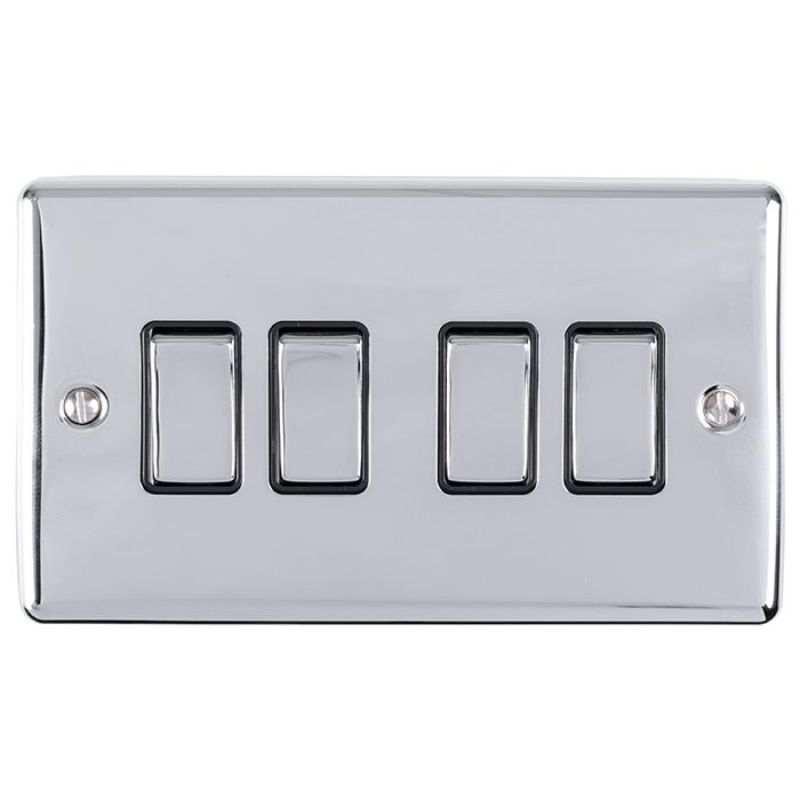 Carlisle Brass 4 Gang Switch
