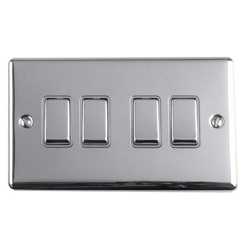 Carlisle Brass 4 Gang Switch