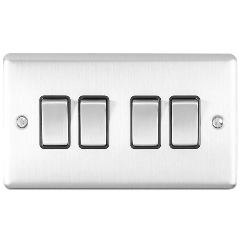 Carlisle Brass 4 Gang Switch